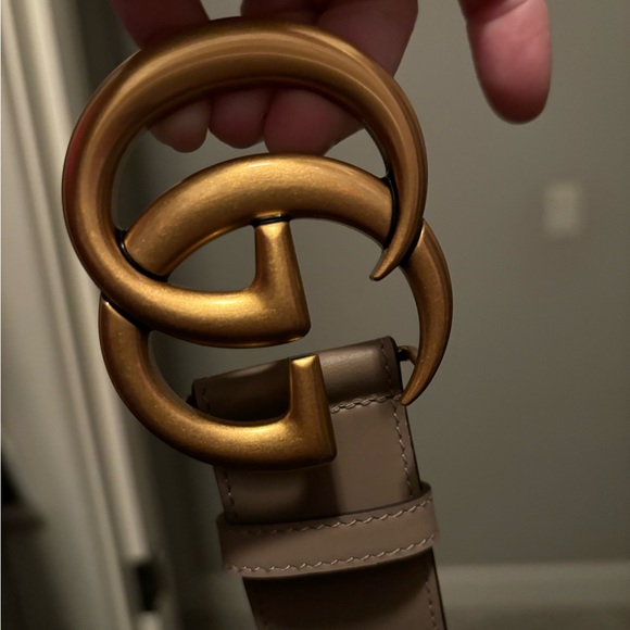 Authentic Gucci monogram belt. Never worn. Comes with dust bag & box. 80 cm - Picture 3 of 12